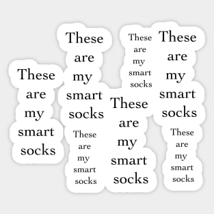 Smart socks Sticker